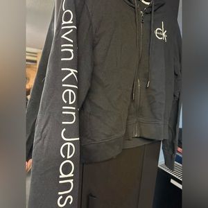 Calvin Klein zip up with hood